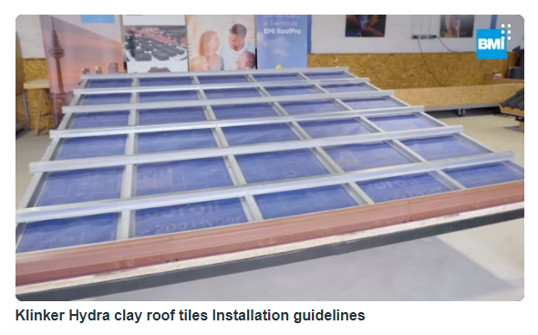 roof tiles installation